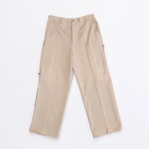 Robert Comstock Cargo Beige Trousers – Size 33 – Cotton Cashmere Blend